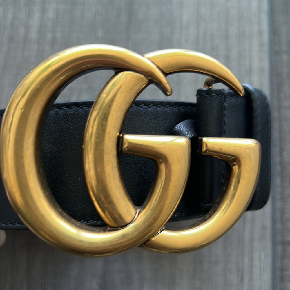 Authentic Gucci Marmont  Wide Belt
